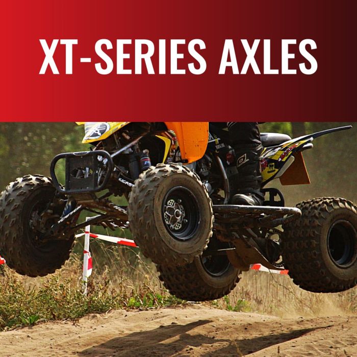 Sixity 1999-2002 Kawasaki 300 Prairie 4X4 Front Left XT ATV Axles