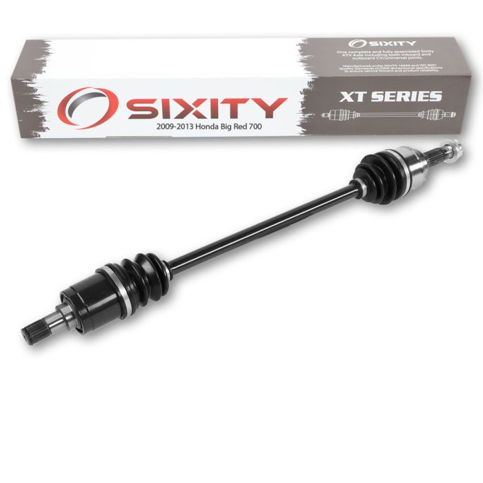Sixity 2009-2013 Honda Big Red 700 4X4 Rear Right XT ATV Axles  