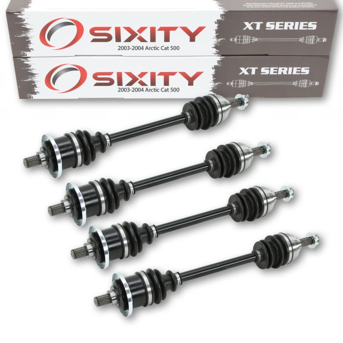 Sixity 20032004 Arctic Cat 500 4X4 Front Rear Left Right XT ATV Axles