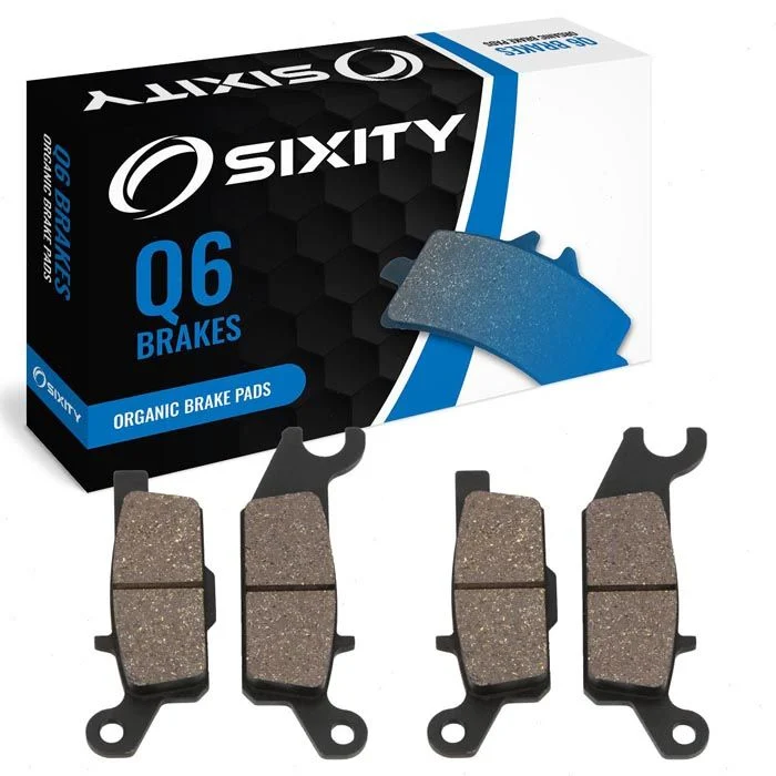 Sixity Organic Brake Pads FA446 FA446 Front + Rear Replacement Kit