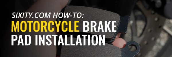 how to replace and install motorcycle brake pads