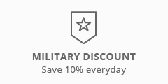 military members and vets save 10% every day