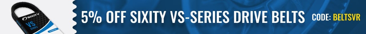 Save 5% on Sixity VS-Series Drive Belts with coupon code BELTSVR