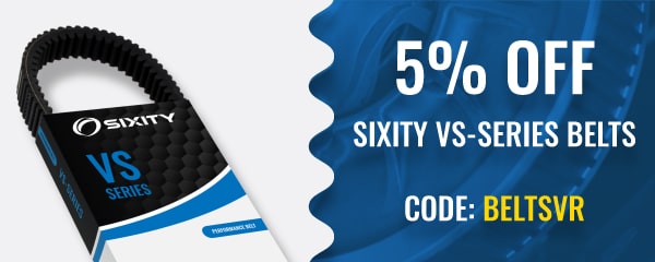 Save 5% on Sixity VS-series Drive Belts