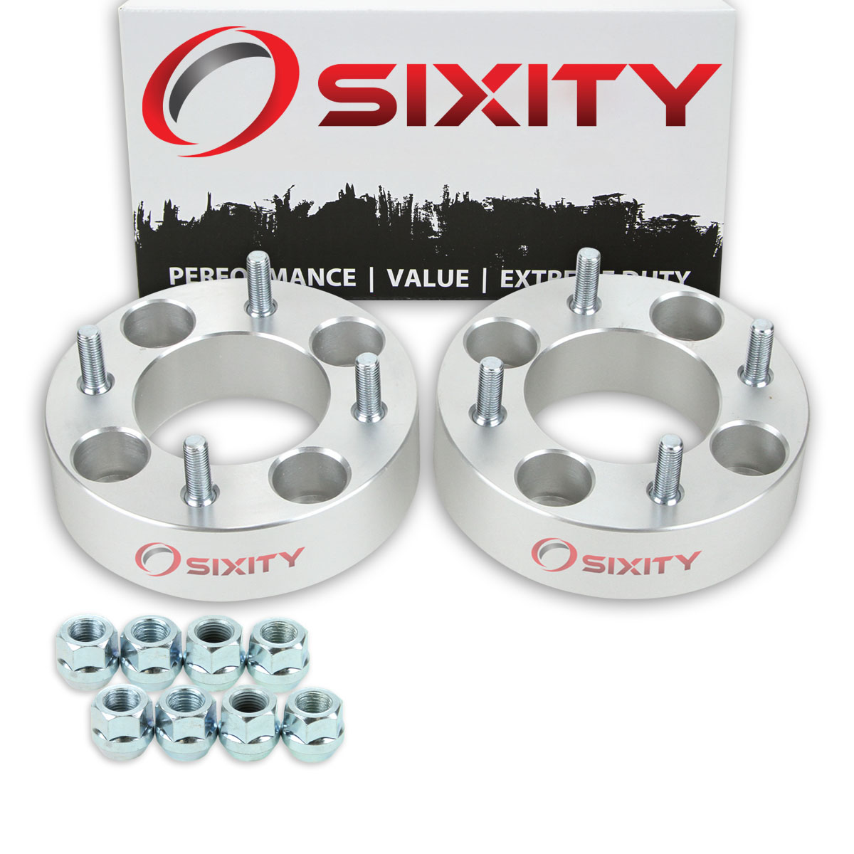 Sixity 2 pc 1.5 Inch 1990-1997 Honda TRX 200 4/110 Front Wheel Spacers