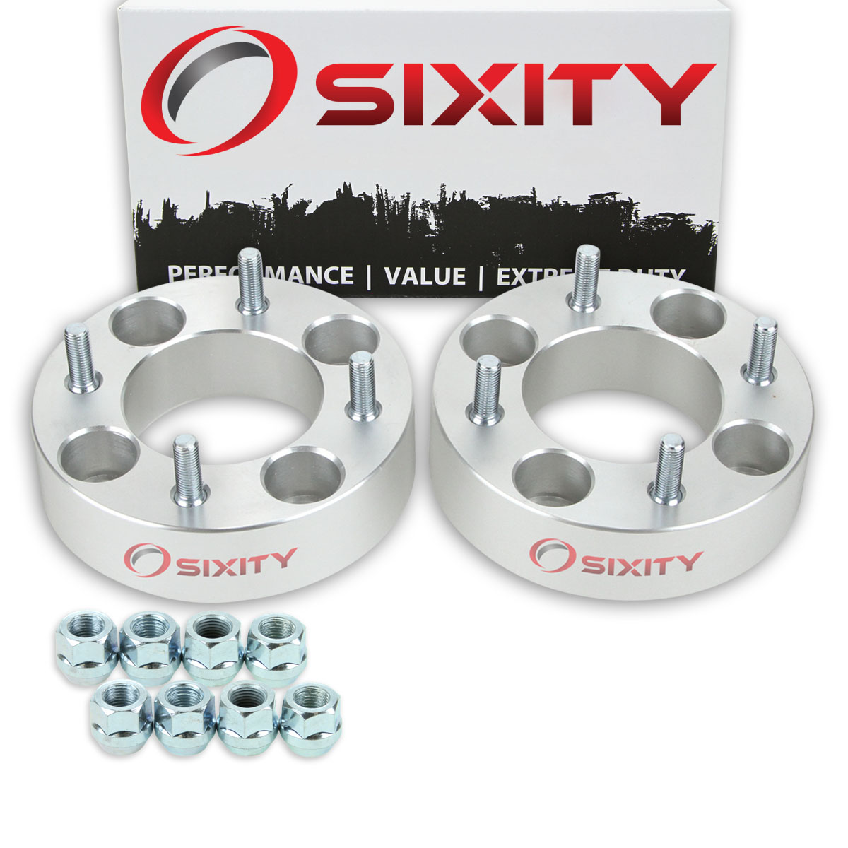 Sixity 2 pc 1.5 Inch 1986-1992 Honda TRX 250X 4/110 Front Wheel Spacers
