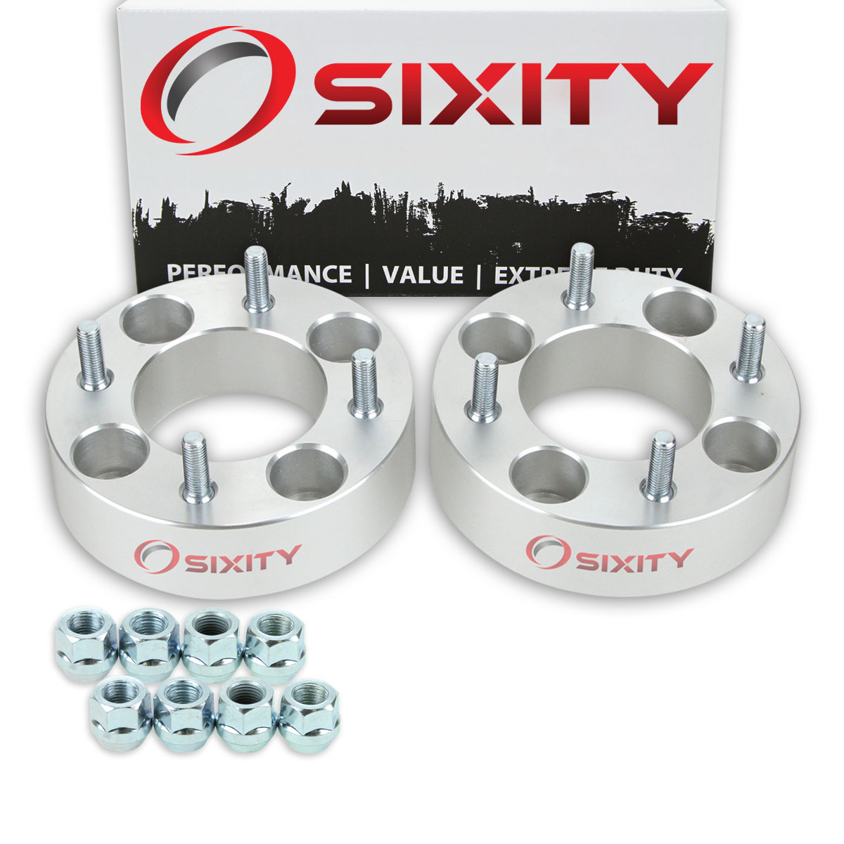Sixity 2 pc 1.5 Inch 2008-2010 KTM 450XC 525XC 4/110 Rear Wheel Spacers