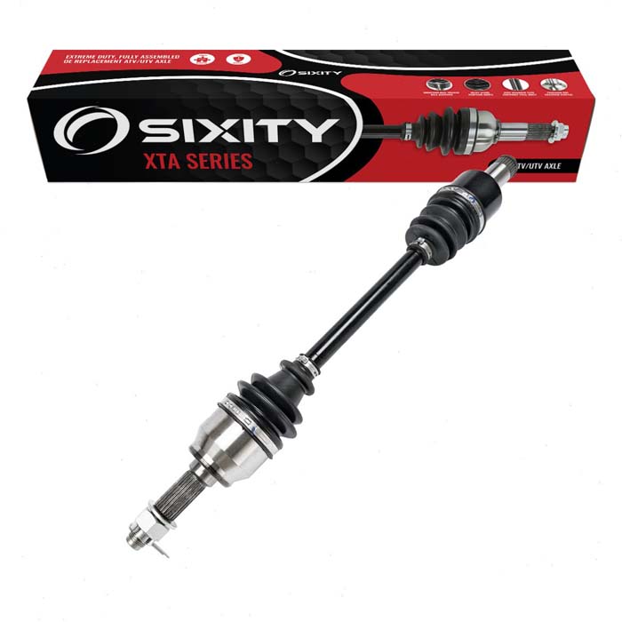 Sixity XTA Rear Left Axle for 2012-2020 John Deere Gator XUV 550 S4 560 560E 590E 590i Power Steering 590M Special Edition Black