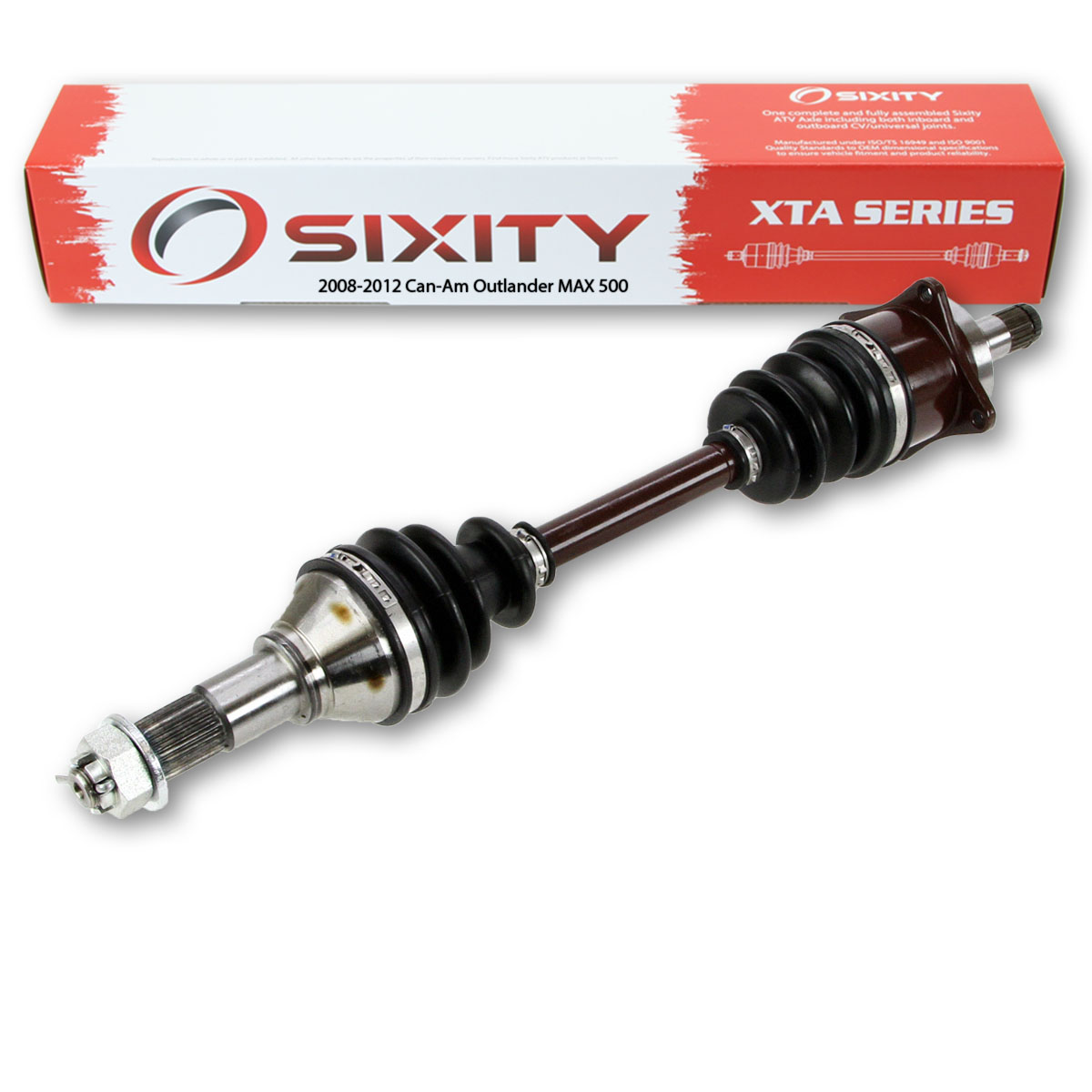 Sixity 2008-2012 Can-Am Outlander MAX 500 4X4 Front Left XTA ATV Axle - 2011 2010 2009