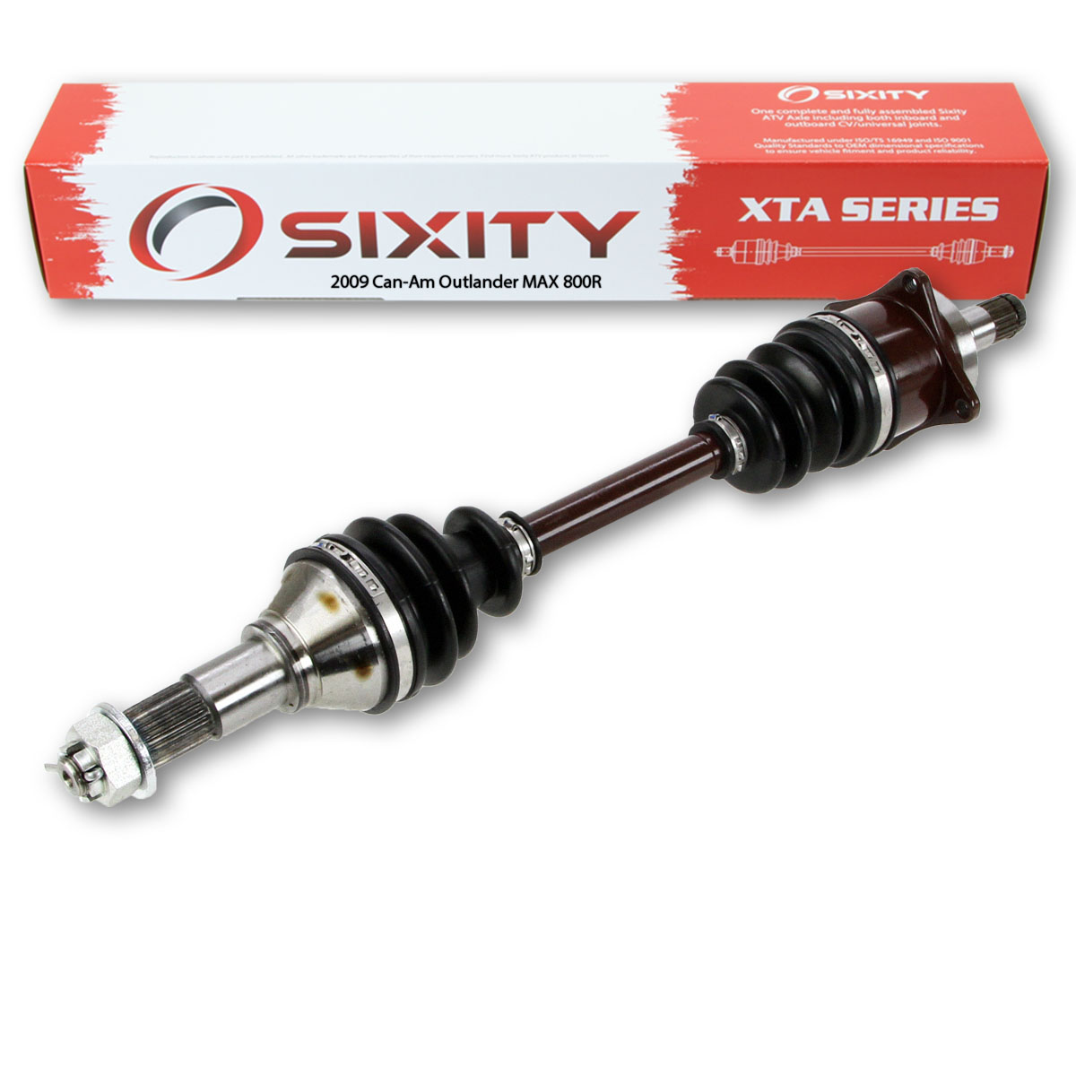 Sixity 2009 Can-Am Outlander MAX 800R 4X4 Front Left XTA ATV Axle