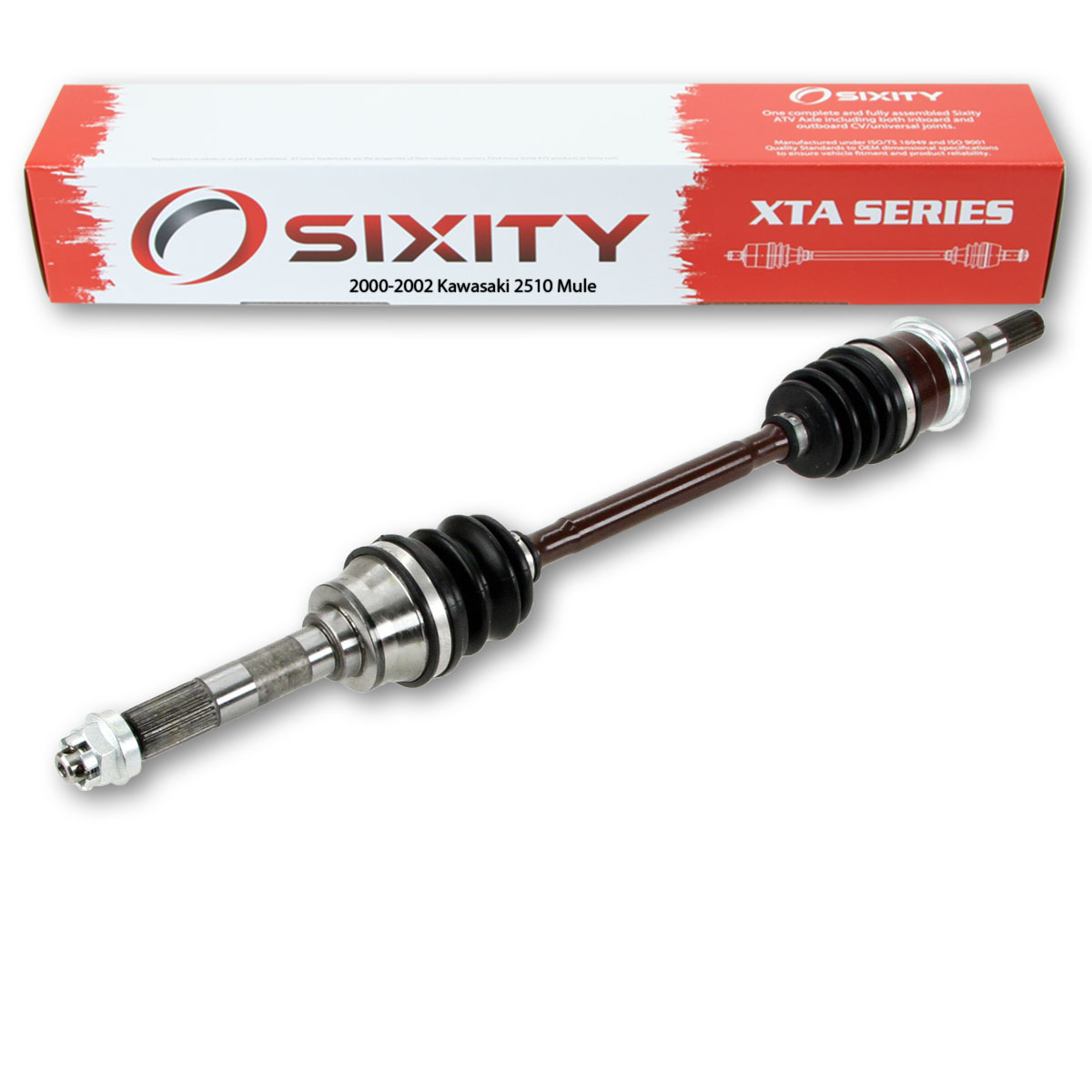 Sixity 2000-2002 Kawasaki 2510 Mule 4X4 Front Right XTA ATV Axle - 2001