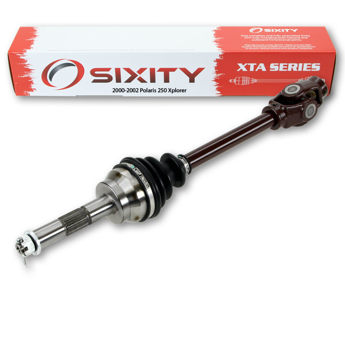 Sixity 2000-2002 Polaris 250 Xplorer 4X4 Front Right XTA ATV Axle - 2001