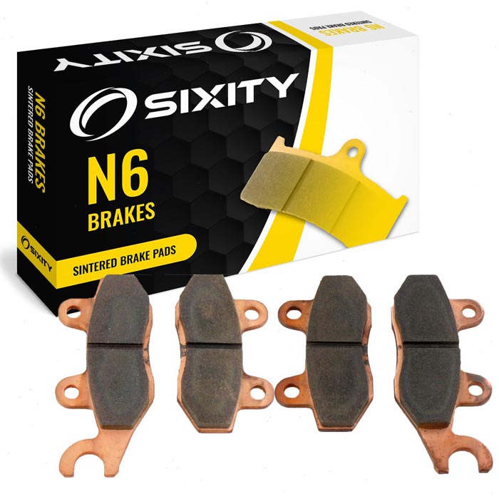 2016011189 Sixity Front Sintered Brake Pads 2009 Yamaha YXR70 sku 2016011189