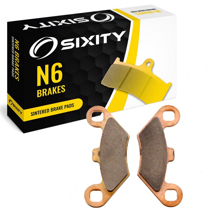 2016020700 Sixity Rear Sintered Brake Pads 2008-2009 Polaris  sku 2016020700