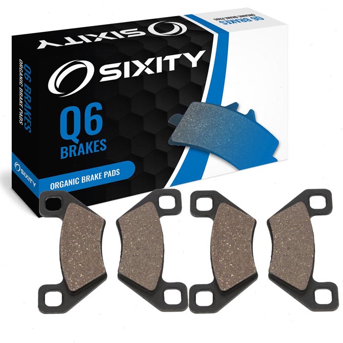 Sixity Front Organic Brake Pads 2012 Arctic Cat 700i LTD