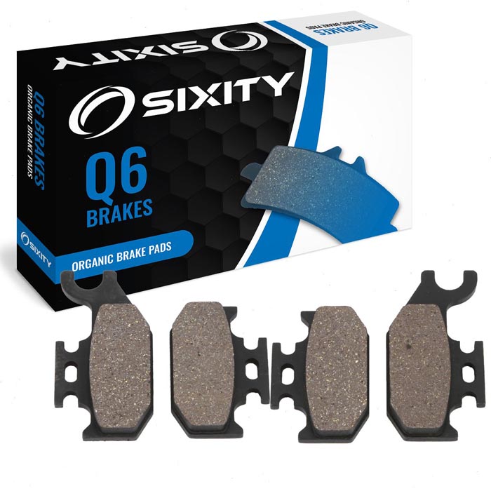 2016110218 Sixity Front Organic Brake Pads 2001 Bombardier Tr sku 2016110218