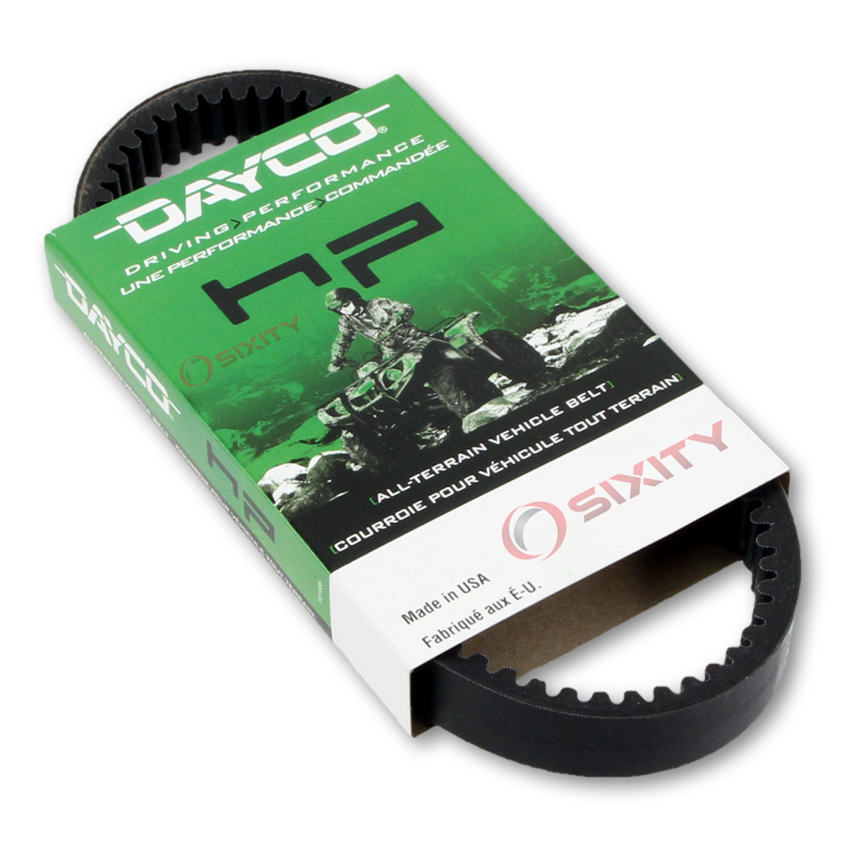 Dayco HP Drive Belt for 2002-2008 Arctic Cat 400 4x4 Auto - High Performance