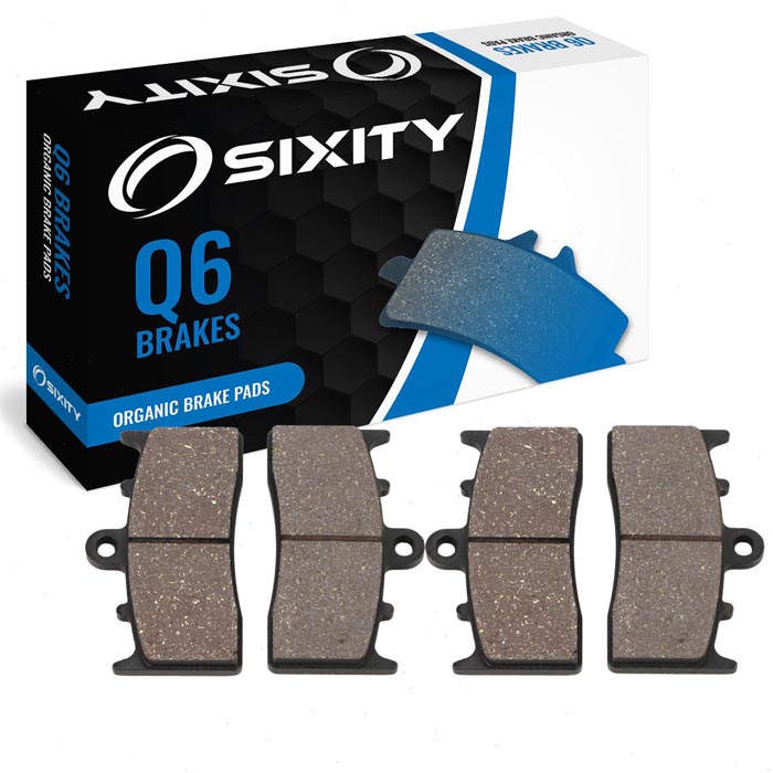 Sixity Front Organic Brake Pads 2001-2004 BMW R1150RS Integral ABS