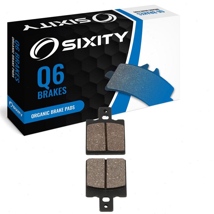 Sixity Front Organic Brake Pads 2002-2004 Malaguti F18 150cc