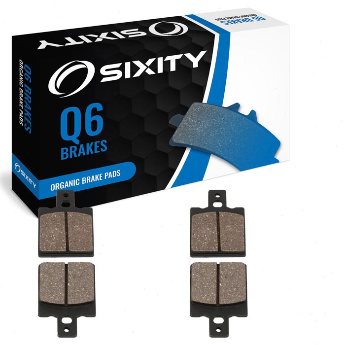 Sixity Front Organic Brake Pads 1982-1986 Moto Guzzi V35 C 350