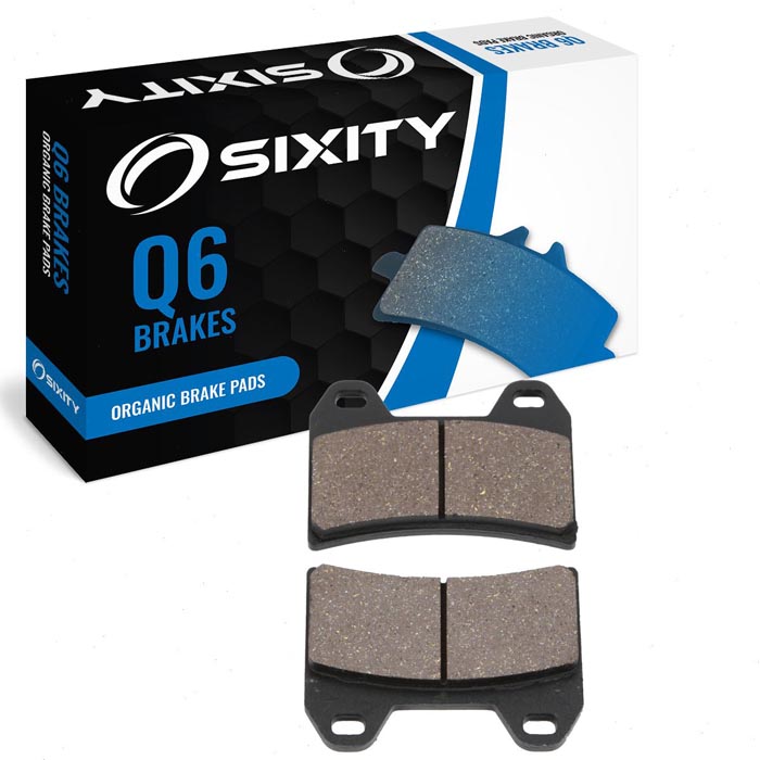 Sixity Front Organic Brake Pads 2011 Moto Guzzi V7 Racer