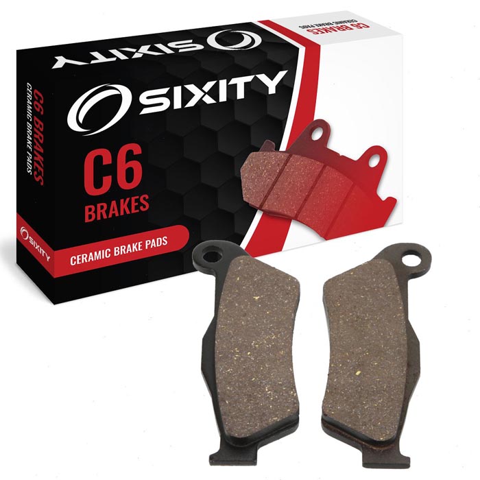 Sixity Front Ceramic Brake Pads 1992 KTM 125 DXC Brembo Calipers