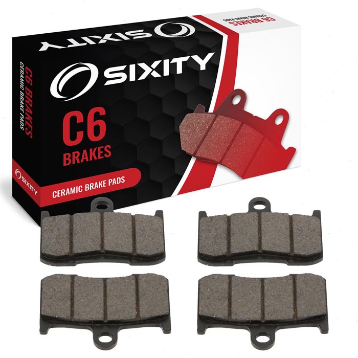Sixity Front Ceramic Brake Pads 2012 Triumph Tiger 1050 ABS SE Radial