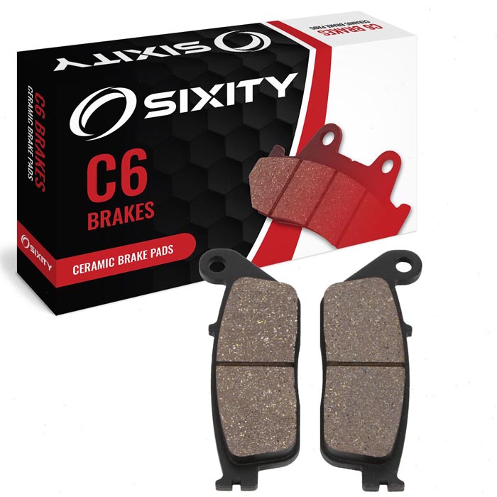 Sixity Rear Ceramic Brake Pads 2015 Victory Cross Country 8-Ball