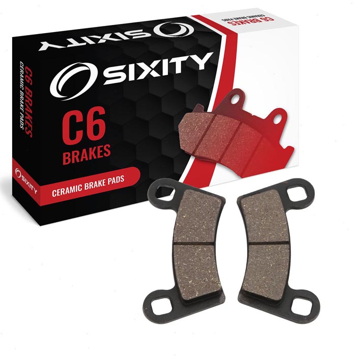 Sixity Rear Ceramic Brake Pads 2009 Can-Am Spyder RS (SM5)
