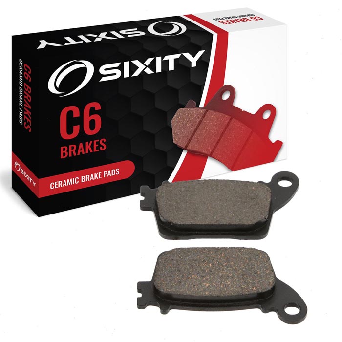 Sixity Rear Ceramic Brake Pads 2011-2015 Suzuki GSX-R750 L1 L2 L3 L4 L5
