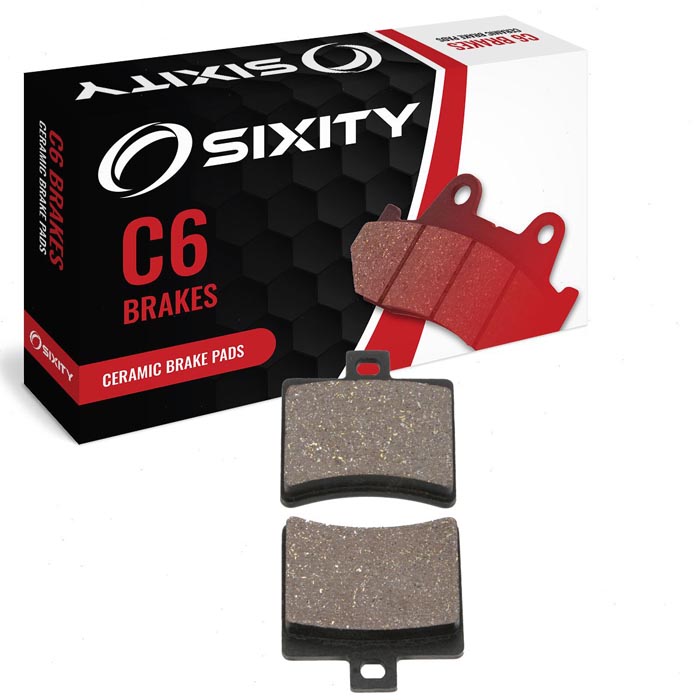 Sixity Rear Ceramic Brake Pads 2014 Aprilia SR 50 R Factory