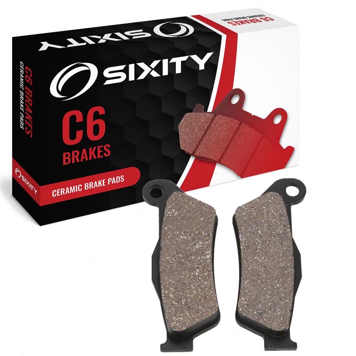 Sixity Rear Ceramic Brake Pads 2000-2002 BMW R1200C Phoenix Spoke wheel