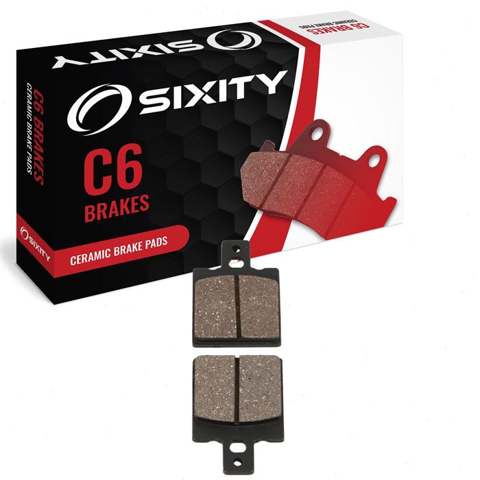 Sixity Rear Ceramic Brake Pads 2004 Ducati Monster 620 Matrix