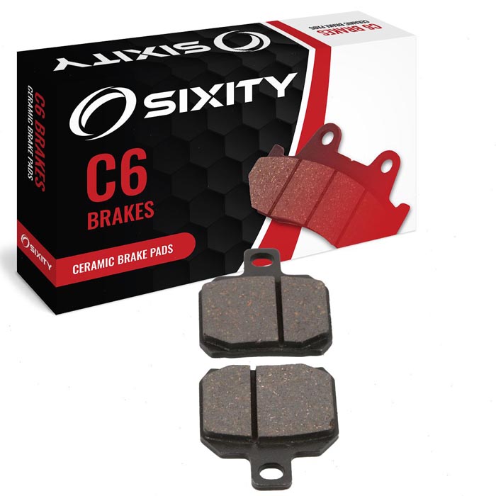 2048221927 Sixity Rear Ceramic Brake Pads 2003 Ducati 620 Spo sku 2048221927