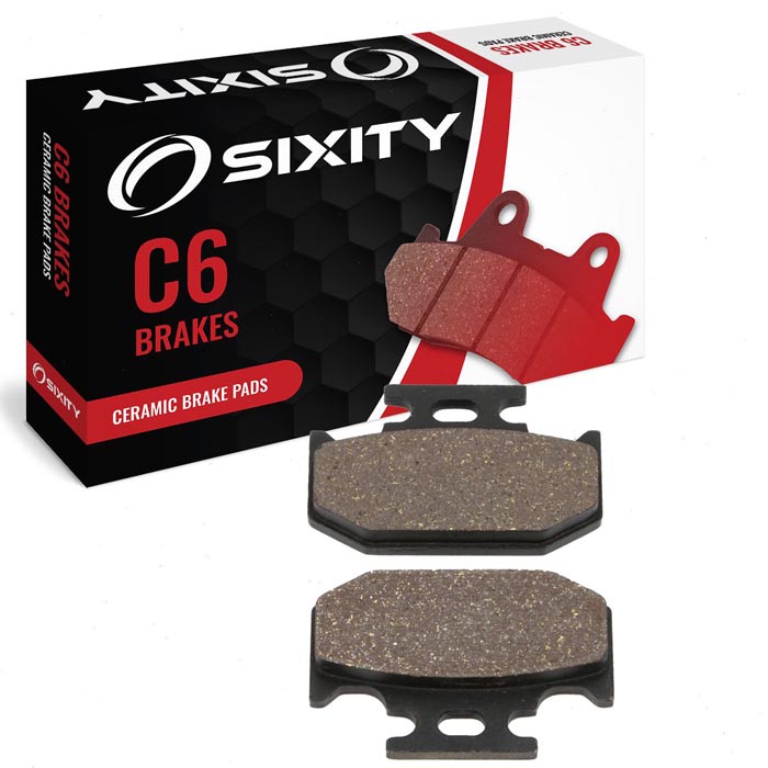 2048223094 Sixity Rear Ceramic Brake Pads 1990 Yamaha YZ250WR sku 2048223094