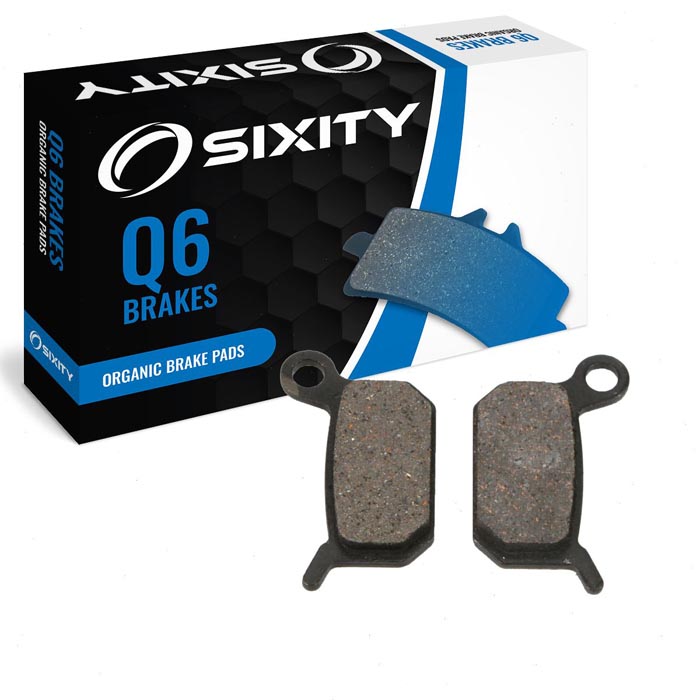 Sixity Organic Brake Pads FA325 Rear Replacement Kit