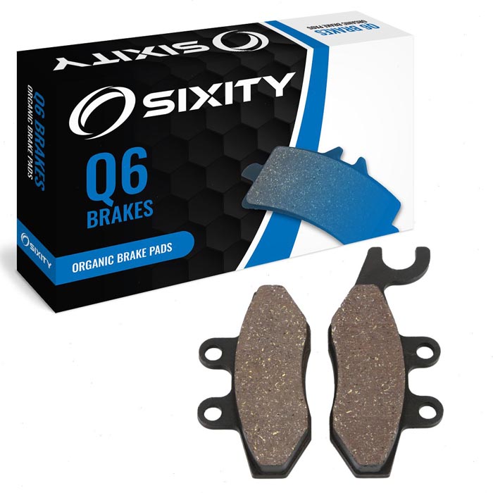 Sixity Organic Brake Pads FA353 Rear Replacement Kit